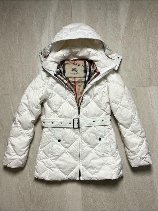 Burberry Jackets & Blazers - BURBERRY LONDON NOVA CHECK DIAMOND QUILTED DOWN PUFFER SIZE XS